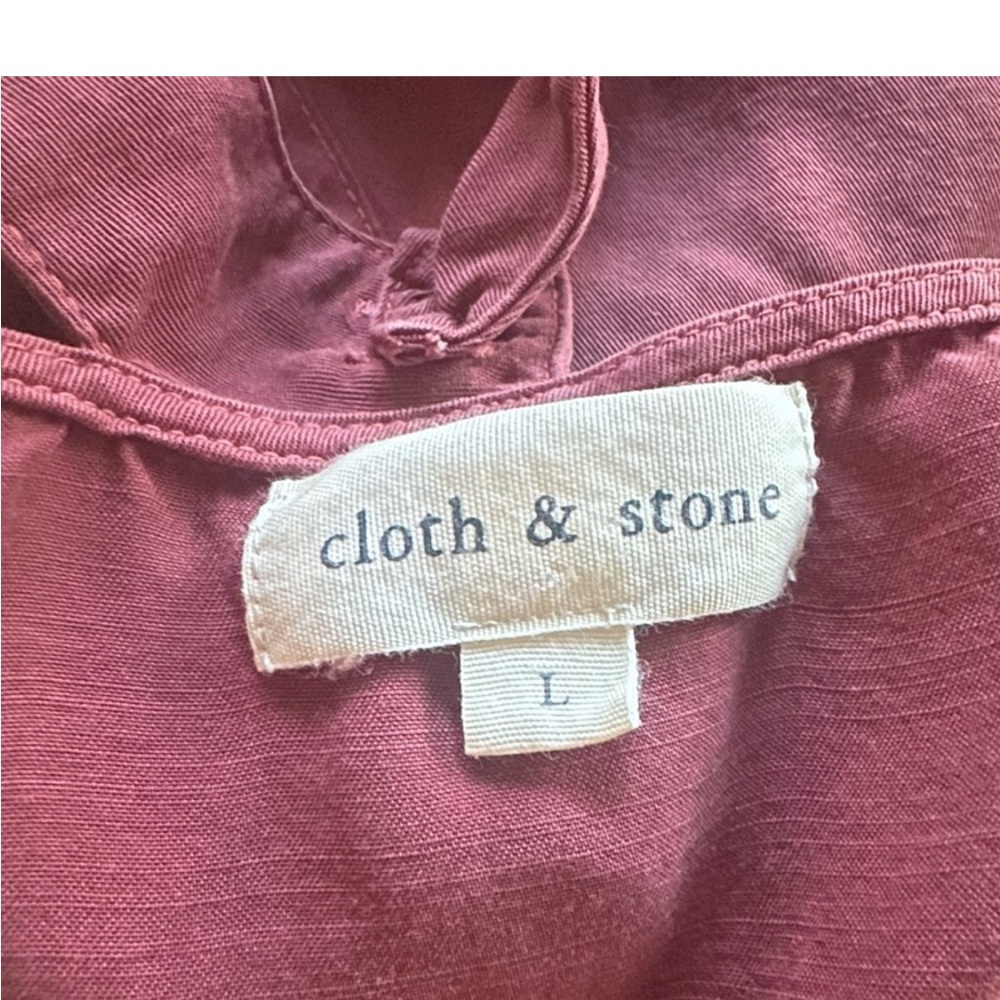 CLOTH & STONE Chocker Wrap Top - Picture 5 of 12